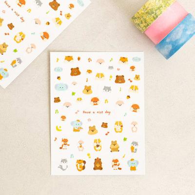Friends With Chubby Cheeks, Pastry Chef Nail Stickers (2 Pieces)