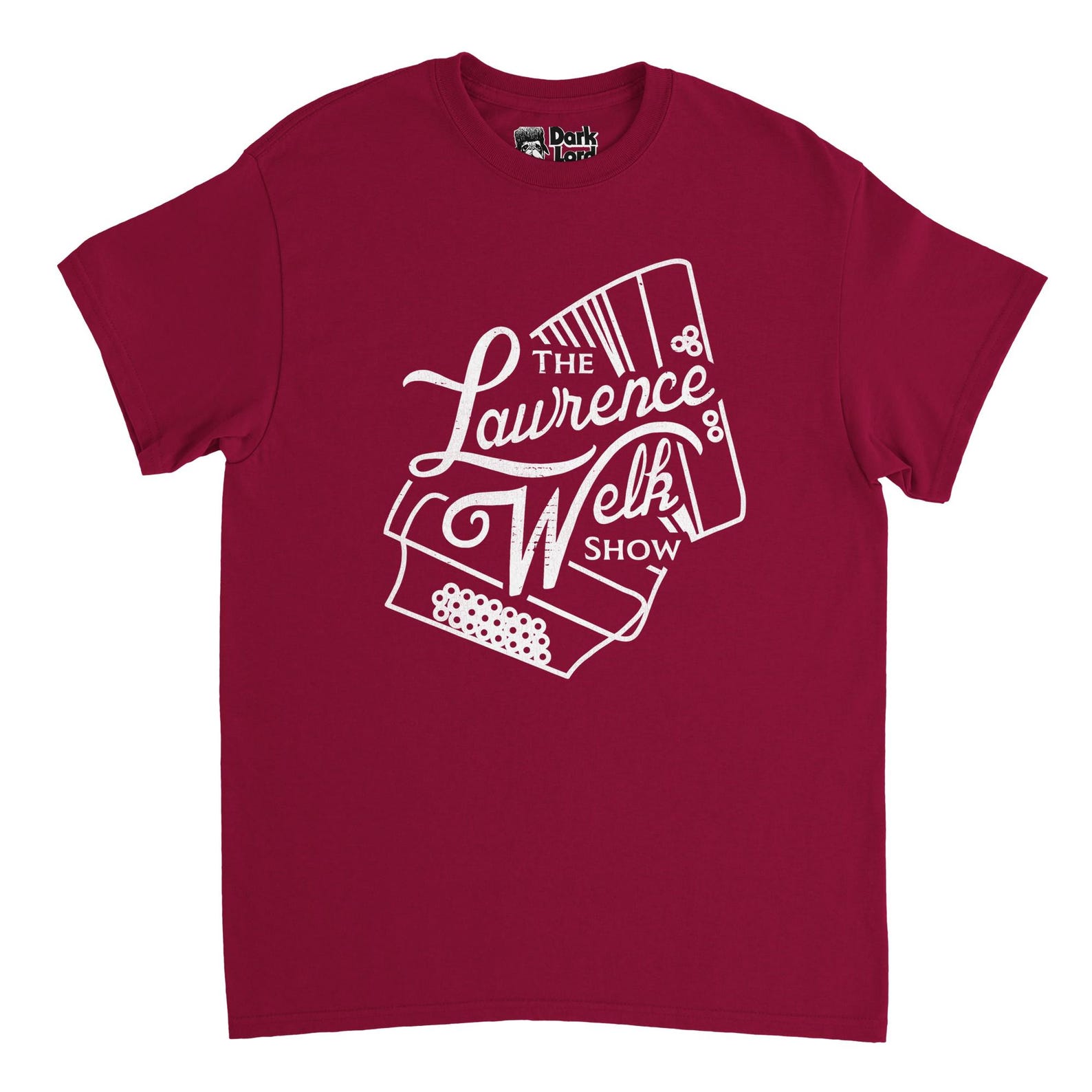 Lawrence Welk T-Shirt: Accordion Design (Vintage TV Show Tee) S