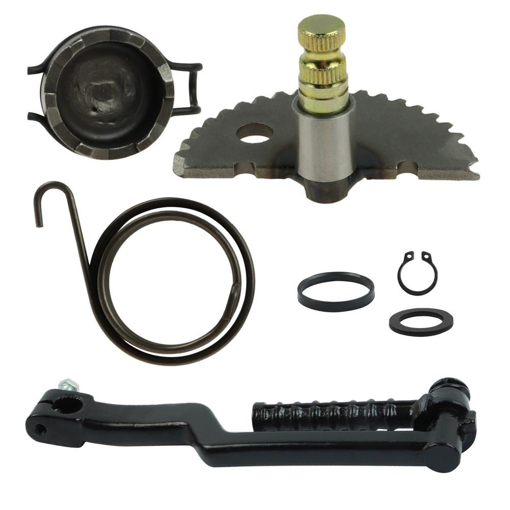 Kick Start Fixed Gear Shaft Sprocket Set for GY6 4950cc Scooter Bromfiet 139 QMB Motor Compatible with P139QMB