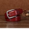 Vegetable Tanned First Layer Cowhide Men's Genuine Leather Belt Men's Casual Retro Pin Buckle Belt