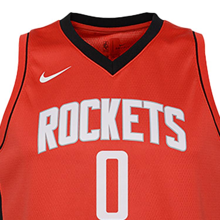 Nike Casual Sports Suit Printed Quick-Dry Sports Team Limited Edition SW Fan Version Rockets Westbrook 0 Kids Sports Suit Red 3Z2B7BZ2P-RCKWR