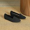 Square head flat sole single shoes women's new non-slip lazy shoes one pedal Doudou shoes