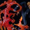 Animation Two-dimensional Peripheral, Sanji, Flame, Standing Posture, Large-scale Model Ornament