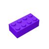 Non-Toxic 50G/20Pcs 3001 2X4 High 8-Hole Building Block Moc Color Loose Parts Compatible With Brick Diy Children'S Toy Assembly