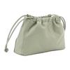 Calvin Klein Cute Drawstring Letter Embossed Synthetic Leather Shoulder Bag Women Bags Light-Green DH3771-PCY