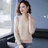 Women's Short Sweater Loose Plate-size Sweater Women's Autumn Semi-high Neck Pullover Winter Stylish Knitted Sweater