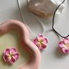 Flower Pendant Charm Necklace for Women Girls Trend Clavicle Chain Choker Chains Holiday Party Jewelry Accessory Gift