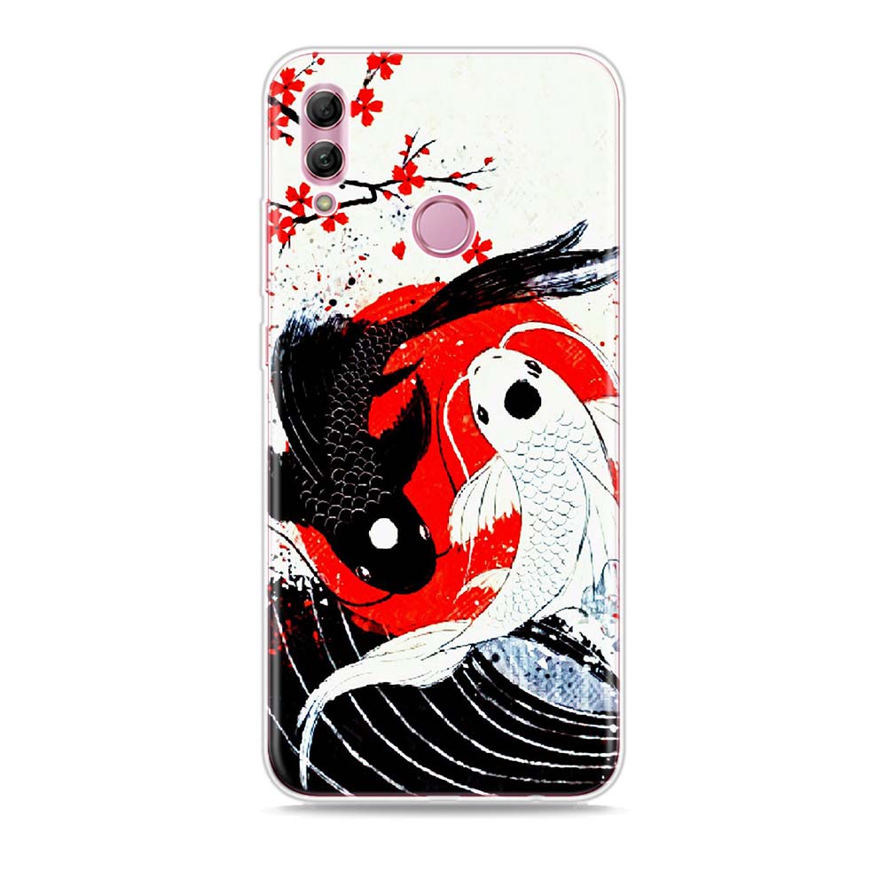 Japanese Red Sun Anime Silicone Cover For Honor 30 30S 30i 9 10 9A 9C 9S 9N 10i 10X 9X Lite Pro 5G Phone Case