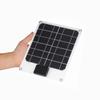 5W 5V Power Solar Charging Pad USB Output Cell Phone Outdoor Solar Charger Outdoor Portable Hangable Mobile