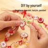 Creative Beaded Jewelry DIY Kit for Kids: Bracelets, Necklaces, Hair Clips & Pendants