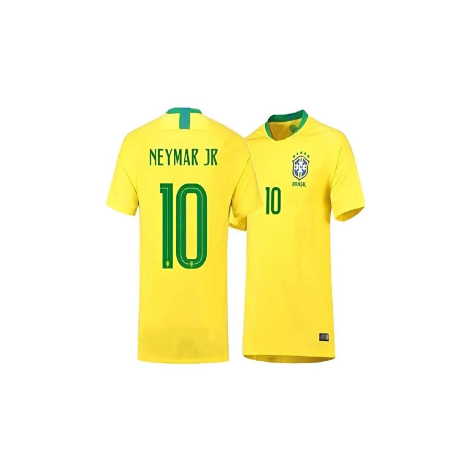 

Чемпионат мира по футболу Неймар-младший, сборная Бразилии, специальный дизайн 2022, Катар, новый сезон, домашняя майка желтого цвета