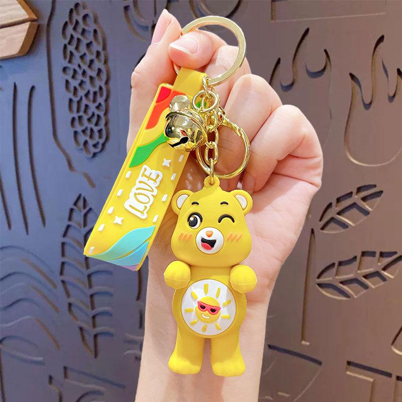 Love Bear Keychain Pendant Doll Doll Bag Small Pendant Couple Small Gift Car Key Chain