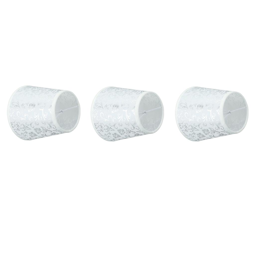 Cloth Lampshade Clip On Installation Modern Fabric Lamp Shades for E14 Bulb Chandelier Table Lamp