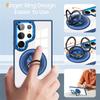 Magnetic for Magsafe Transparent Case for Samsung Galaxy S24 Ultra S23 Plus S23 FE Rotating Metal Stand Holder Hard PC Cover