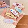 Cute Bear Seamless Hairpin Cartoon Woman Side Bangs Clip Forehead Broken Hair Duckbill Clip Small Fresh Hair Accessories