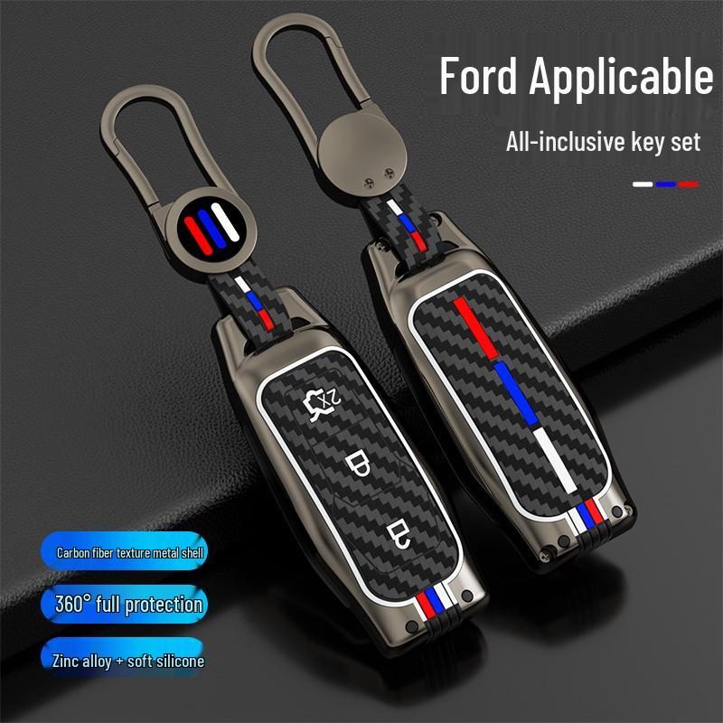 Compatible Key Case for Ford Edge 15/16/17/21, Mondeo, Everest, Plus Models