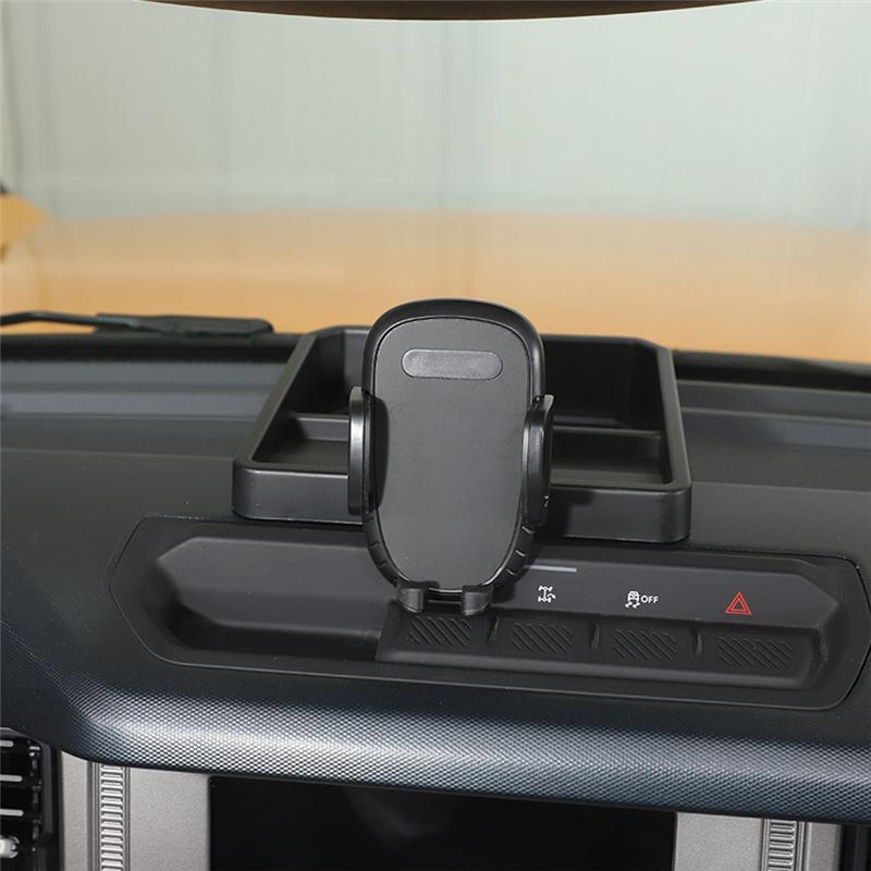 NEW-Phone Holder Mount Center Console Dashboard Tray Storage Box Organizer For Ford Bronco 2025-2025 Interior Accessories