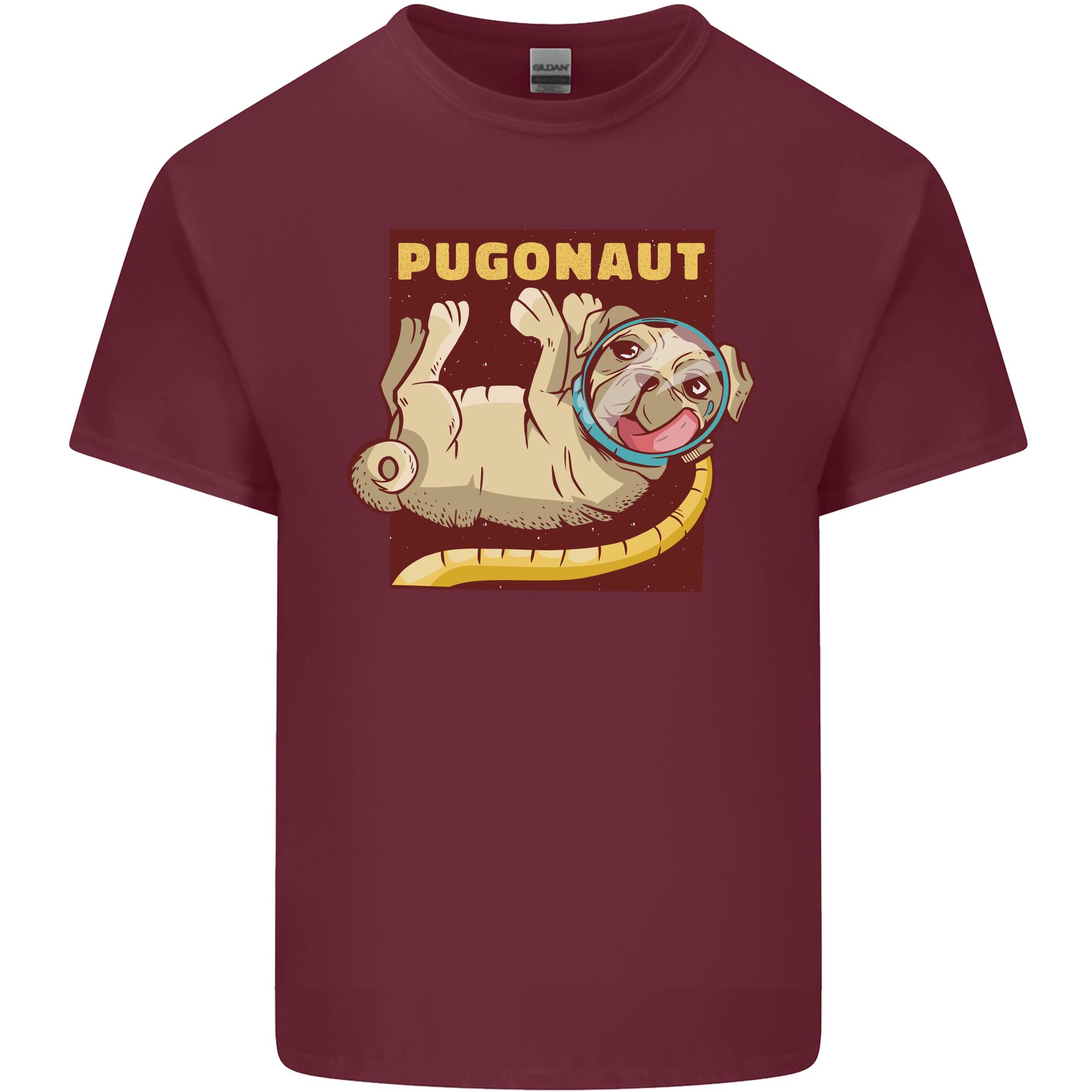 Pugonaut Funny Astronaut Pug Dog Space Unisexs Light Cotton TShirt S