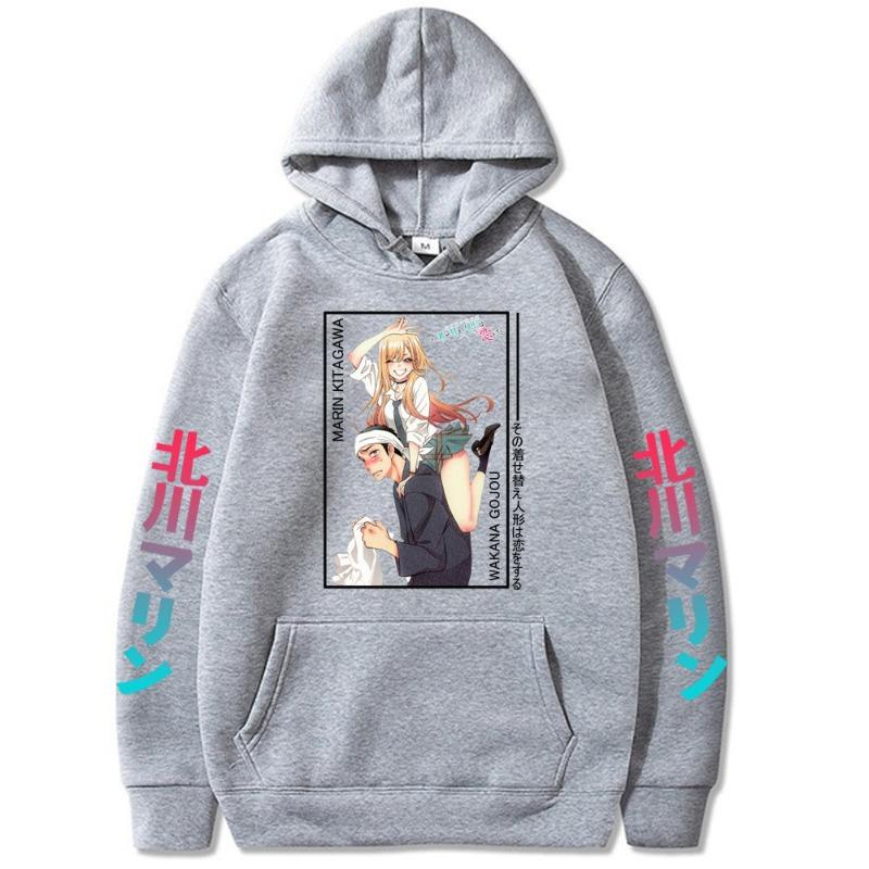 Kitagawa Marin Gogyo Shun Japanese Animation Hoodie Design Men's Women's Sweatshirt Fleece Oversized Couples Streetwear Hoodies