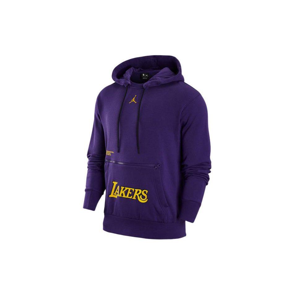 Jordan Lakers NBA Sweatshirts Men`s Purple