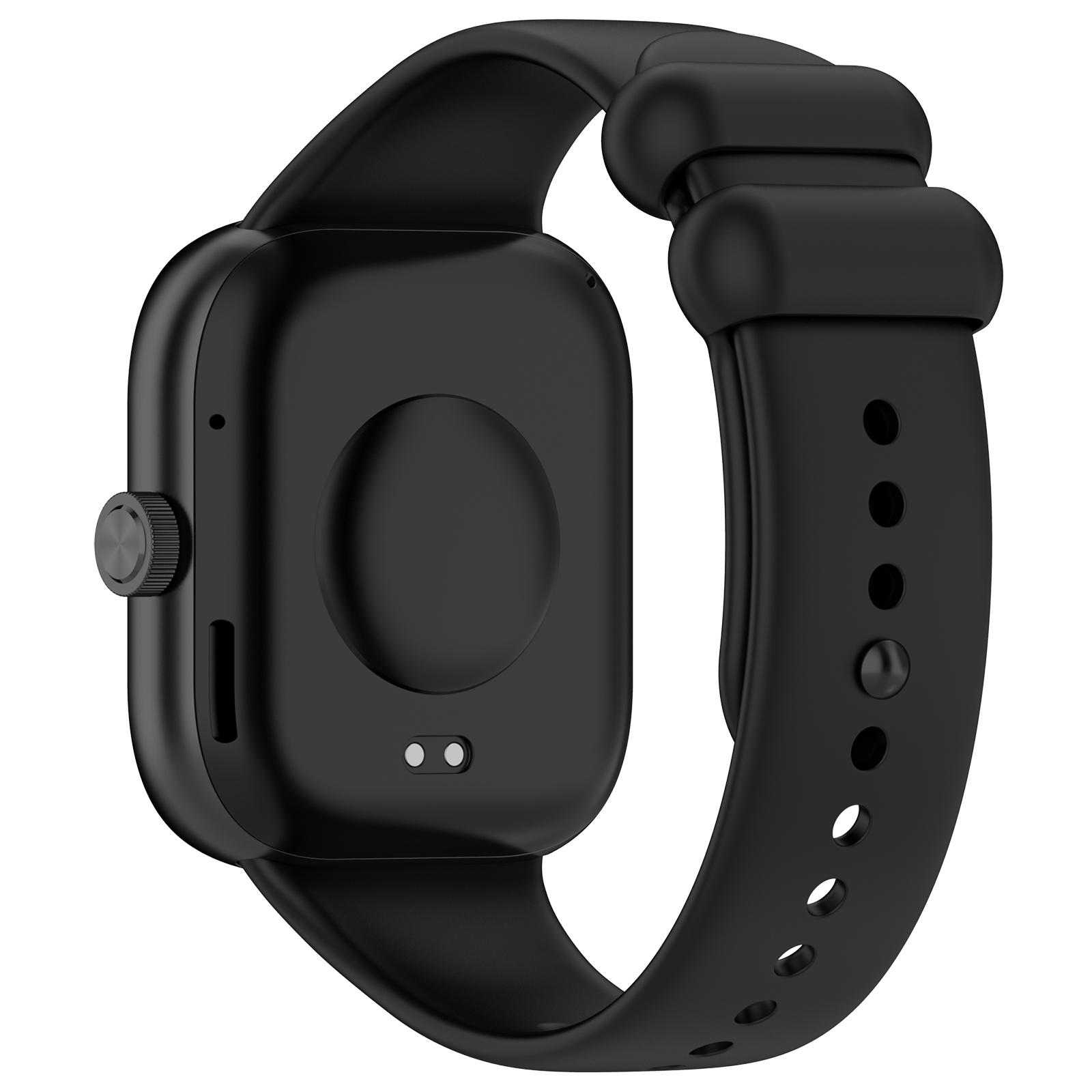 

Для Xiaomi Redmi Watch 4/Smart Band 8 Pro Силіконовий ремінець для годинника з чорною застібкою Black