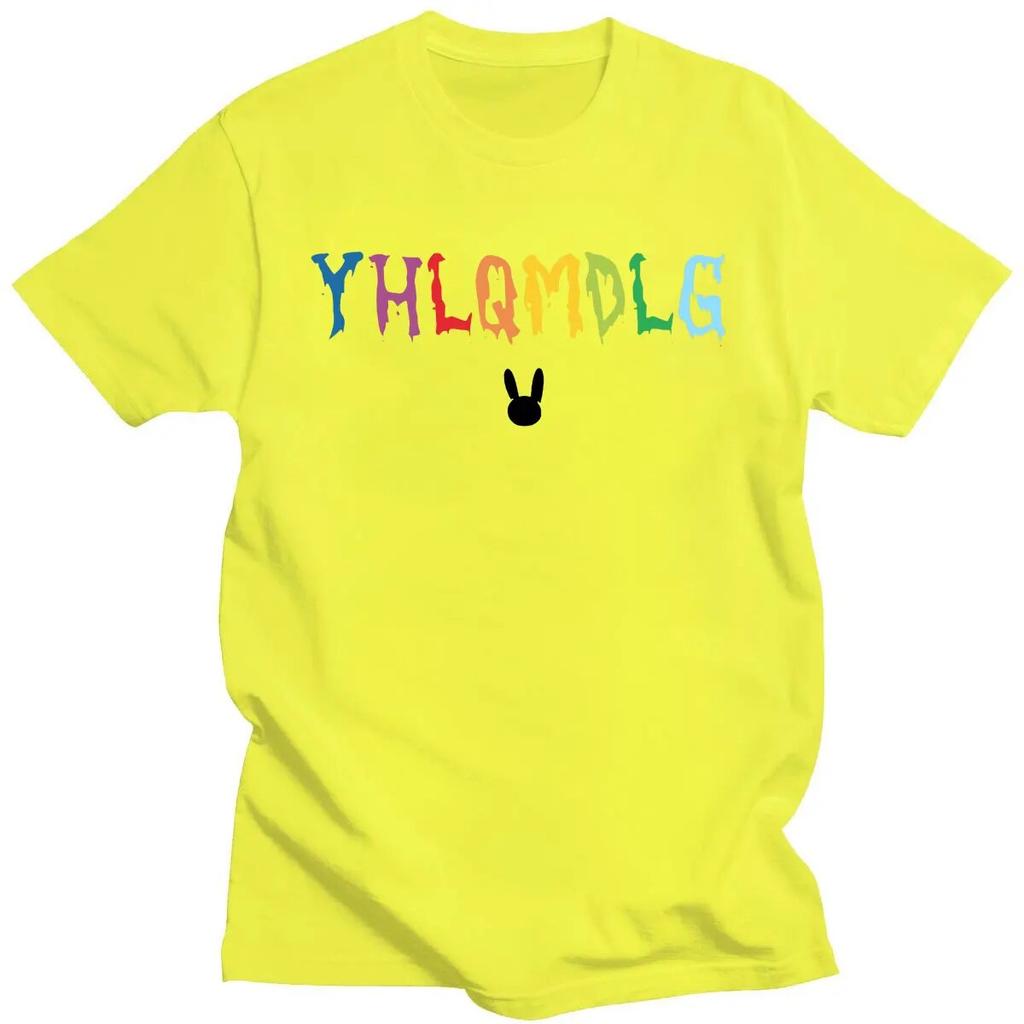 Rapper Bad Bunny Basis Klasické unisex dámské tričko Cool Harajuku trička Streetwear Léto 90. léta Dámské tričko Top Tričko
