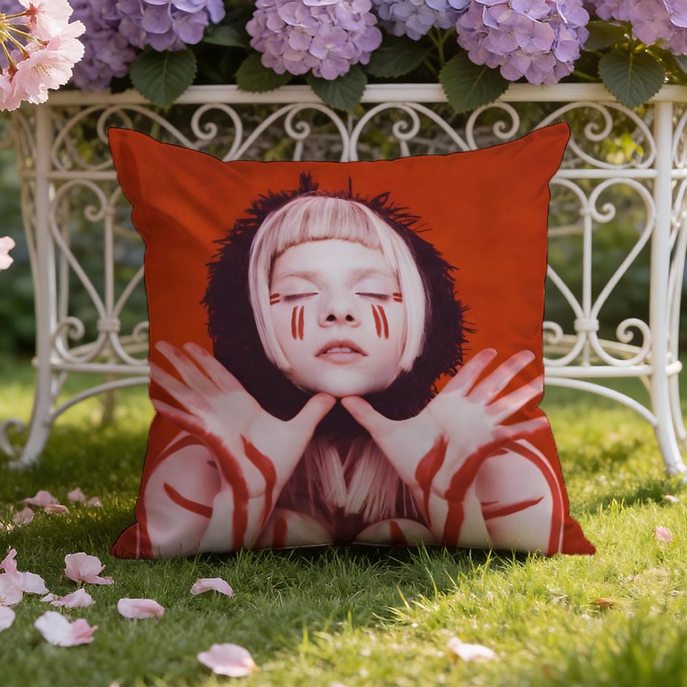 Famous Singer-A-Aurora-Music Cushion Cover Home & Car Dual-Scene Pillow Cover: Reversible for Premium Comfort