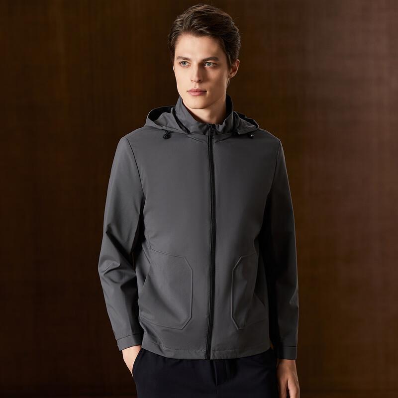Antonio Men's Business Casual Hooded Jacket