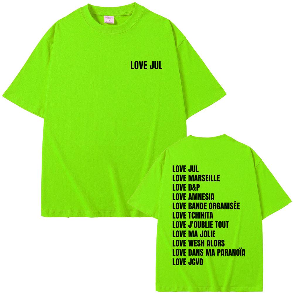 Love Jul 2025 Merch Tshirts Men Women Fashion Rap Pop Music Short Sleeve Tshirt Mens Hip Hop Oversized T Shirts Streetwear