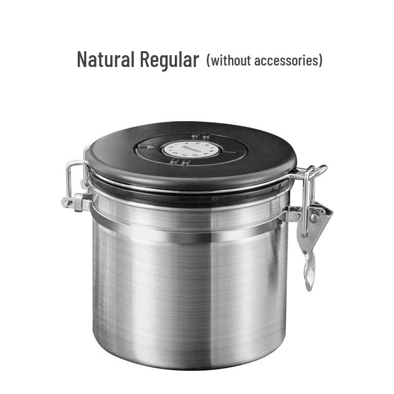 Vacuum Sealed Coffee and Milk Powder Storage Canister with One-Way Exhaust 1500ML