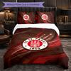 Set Biancheria da Letto Fulham Football 3 Pezzi Morbido Set Copripiumino con Federe Set Decorazione Camera da Letto per la Casa