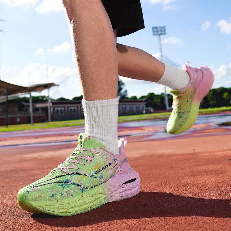 Unisex Fashion Four Seasons Breathable Casual Outdoor Sneakers Light Soft-sole Speed Running Shoes Students Racing Sports Shoes
