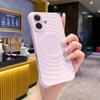 Magnetic Wireless Charging Phone Case for IPhone Air 17 16 Pro Max 15 14 Plus 13 Pro for Magsafe Protection Silicone Soft Cover