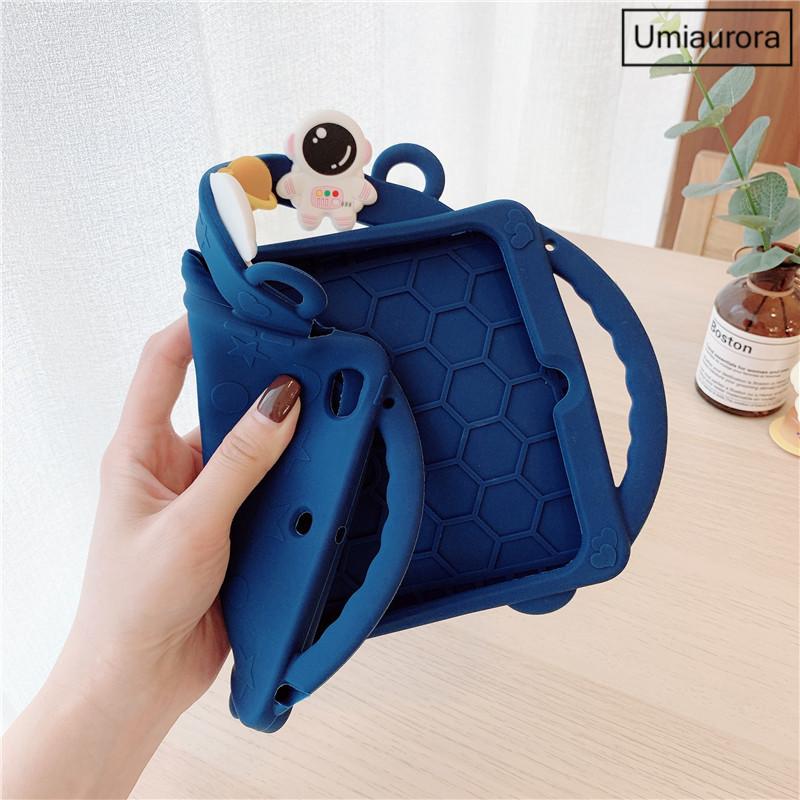 Cartoon Unicorn Astronaut Pig Kids Bubble Case pro Samsung Galaxy Tab A8 10.5 SM-X200 X205 S6 A7 Lite T500 P610 T290 T220 silikonový obal na tablet