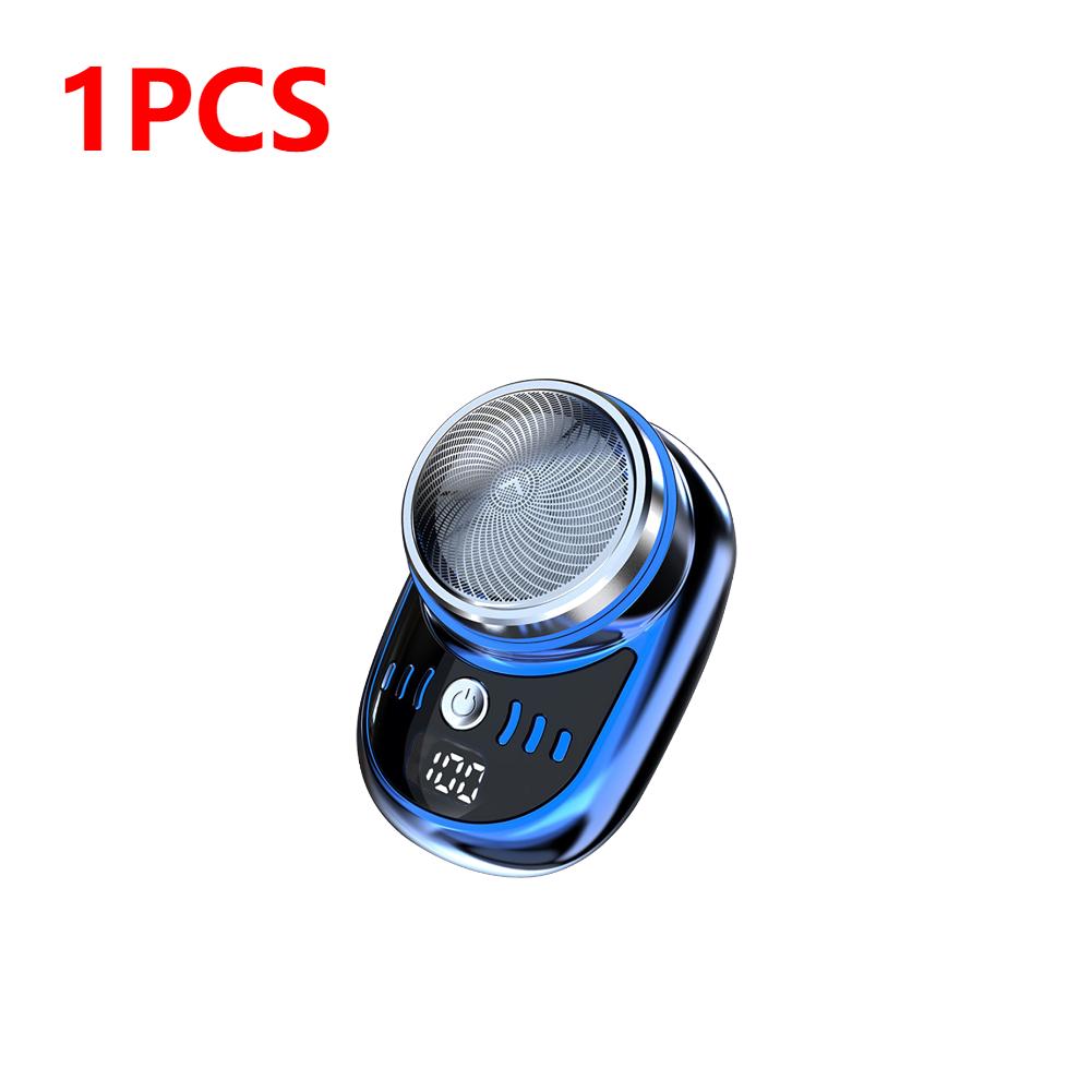 

Мужская мини-электробритва для путешествий с цифровым дисплеем, триммер для лица и бороды, моющаяся, перезаряжаемая бритва, карманная, портативная бритва