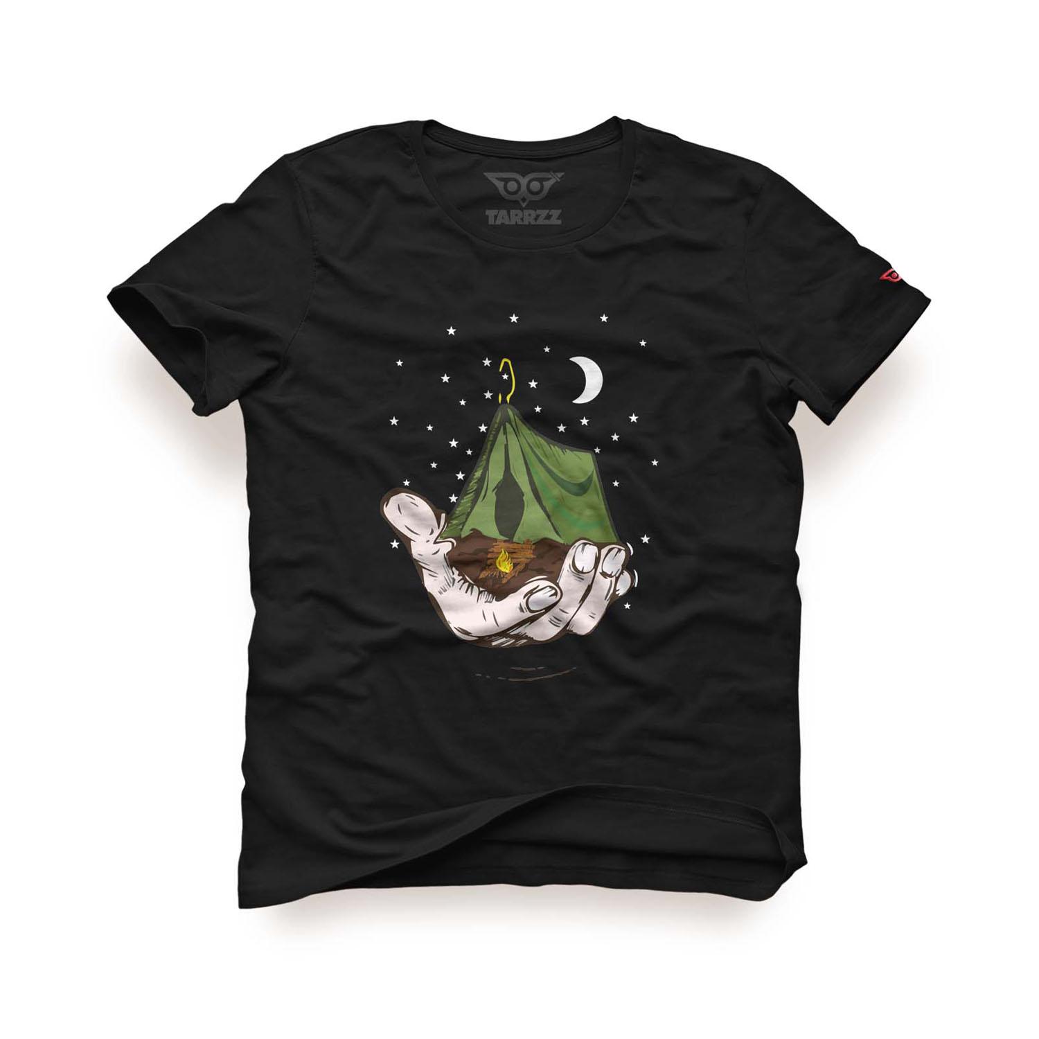 

Футболка с принтом для кемпинга и ночи, футболка для кемпинга, футболка для кемпинга, футболка с принтом медведя, женские и мужские футболки, хлопковые футболки, Tarrzzcom