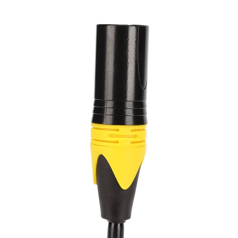 Noiseless Female to Dual Male Plug and Play XLR Y Cord XLR Splitter Cable  Mic Connection