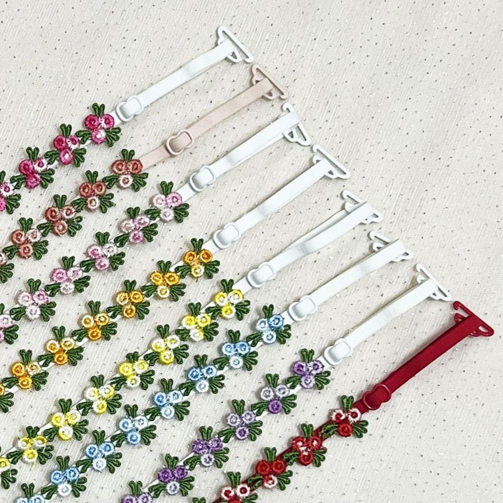 Removable Floral Shoulder Belts Lace Bra Straps Replacement New Floral Bra Straps