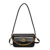 2025 Spring Hot Style Glossy PU Square Shoulder Bags Solid Hasp Chains Popularity Retro Classic Style Crossbody Bags for Women