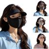 2-in-1 Vollgesichtsmaske Sonnenschutzhut Outdoor Atmungsaktiver UV-Schutz Visier Gesichtsschutz für Damen Reise Sonnenschutz