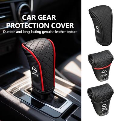 Cubierta de Palanca de Cambios de Coche Cuero Antideslizante Funda de Engranaje Decoración Para Meriva Mokka Grandland Vectra Zafira Vivaro Antara