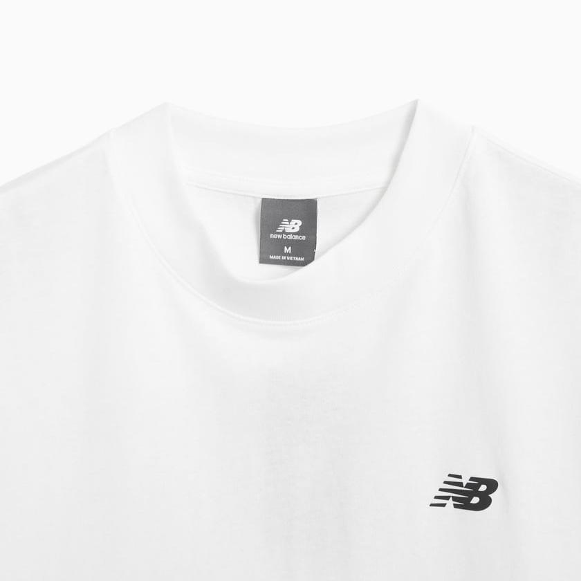 New Balance T Shirt Men's White MT41554-WT