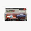 Alloy Simulation Trailer Double Decker Truck Tractor Model Toy Collection For