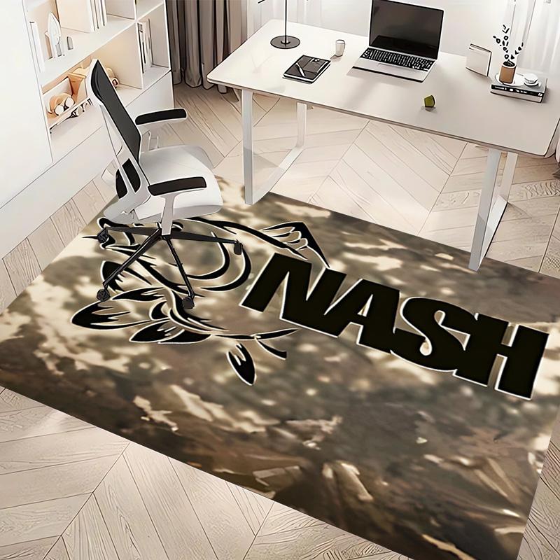 1pc Nash Tackle1 Print Area Rug - Soft, Washable Non-Slip Indoor Mat, Living Room, Home Office Decorative Rug,Office Decorative