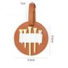 1 STuks Leer Dubbelzijdig Golf Tees Draagbare Opbergtas Meerdere Holsters voor Golf Green Fork Houders en Taille-hangende Tees