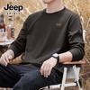 JEEP SPIRIT Herr T-shirt med lång ärm i tung bomull