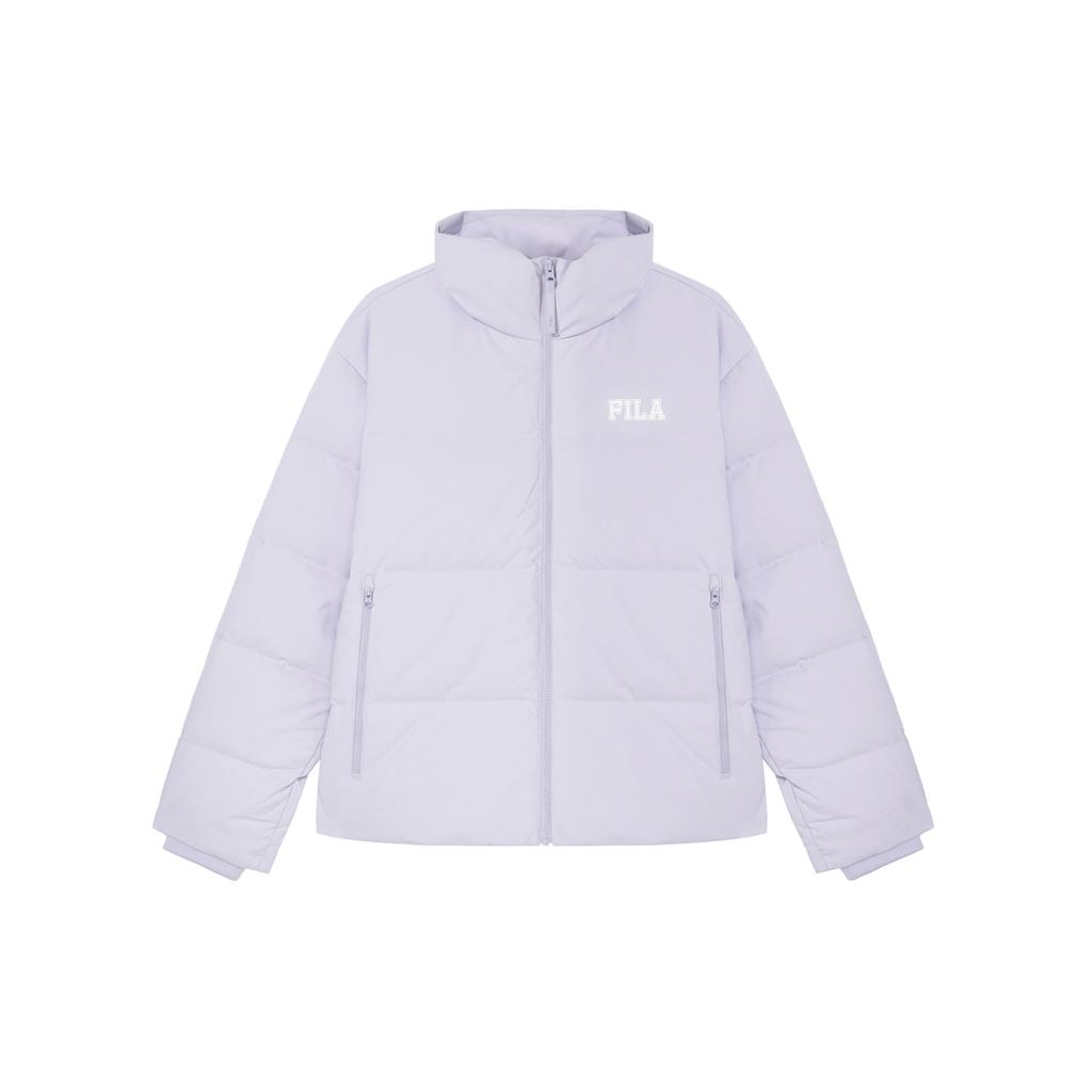 FILA Fleece Lined Full Zip Stand Collar Warm Water Resistant Stain Resistant Commuter Business Long Sleeve Puffer Jacket F51M449904F-PR