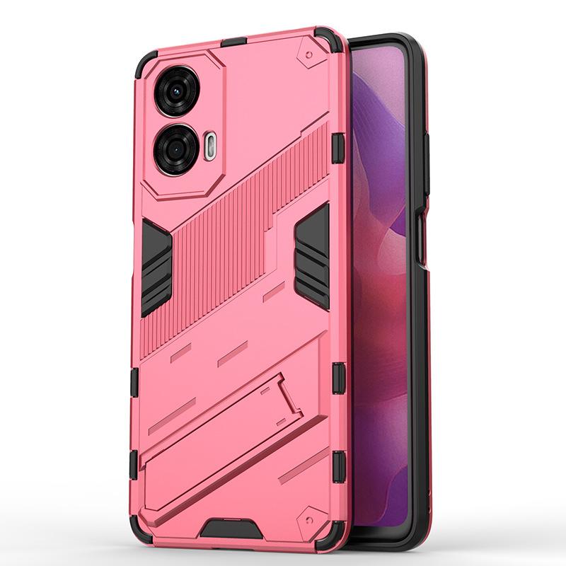 Suitable for MOTO G24 punk phone case Motorola edge60Fusion bracket G04 protective case