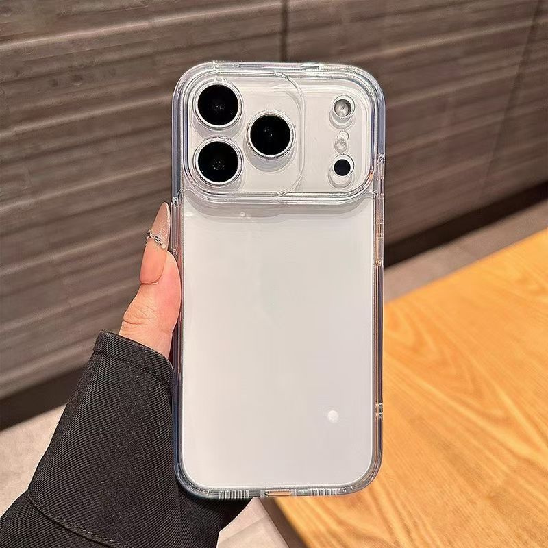 Transparent Space Case for IPhone 17 Pro Max, Apple 16e/17 Pro Soft Case, 17 Air Minimalist Design
