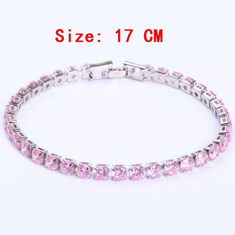Hip Hop 4.0 Bracelet European and American Men's and Women's Jewelry Fashion Versatile Micro-inlaid Zircon Couple Bracelet